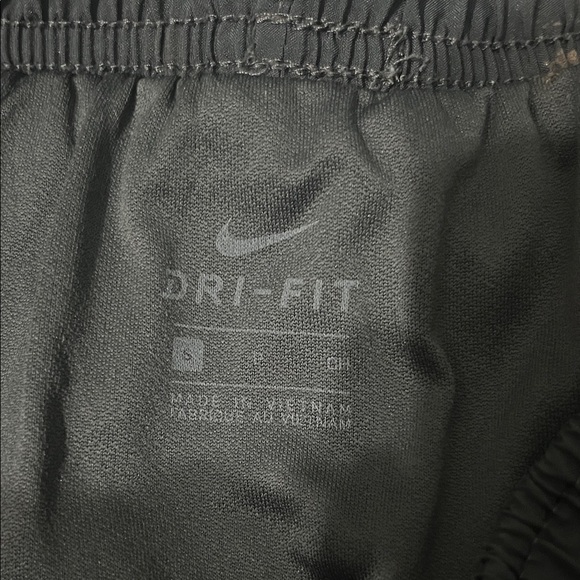 Nike Women's Black and White Athletic Shorts - Picture 2 of 6